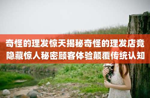 奇怪的理发惊天揭秘奇怪的理发店竟隐藏惊人秘密顾客体验颠覆传统认知