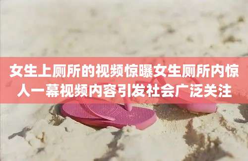 女生上厕所的视频惊曝女生厕所内惊人一幕视频内容引发社会广泛关注