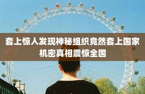 套上惊人发现神秘组织竟然套上国家机密真相震惊全国