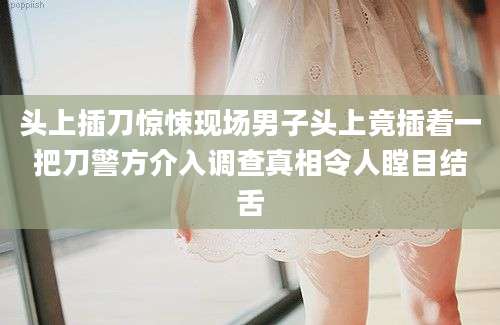 头上插刀惊悚现场男子头上竟插着一把刀警方介入调查真相令人瞠目结舌