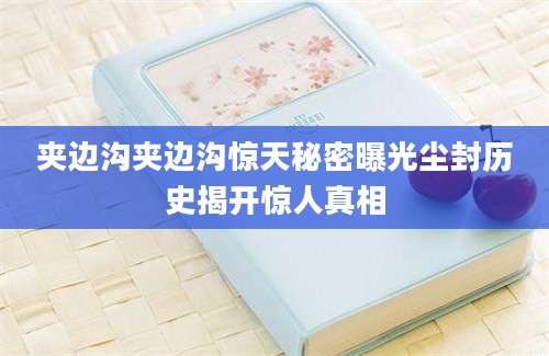 夹边沟夹边沟惊天秘密曝光尘封历史揭开惊人真相
