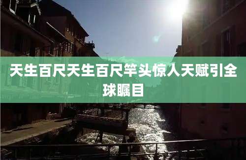 天生百尺天生百尺竿头惊人天赋引全球瞩目