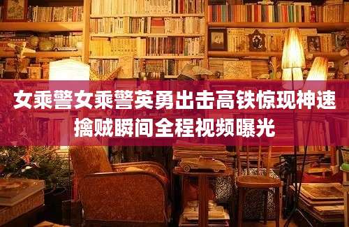 女乘警女乘警英勇出击高铁惊现神速擒贼瞬间全程视频曝光