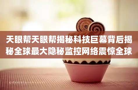天眼帮天眼帮揭秘科技巨幕背后揭秘全球最大隐秘监控网络震惊全球