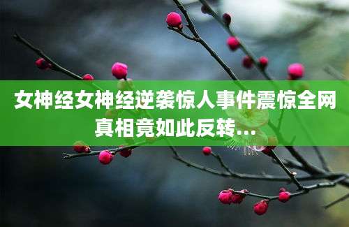 女神经女神经逆袭惊人事件震惊全网真相竟如此反转...